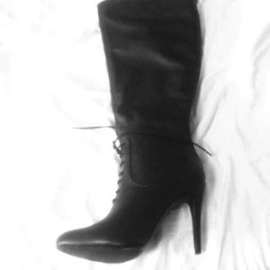 Black Knee High Boots