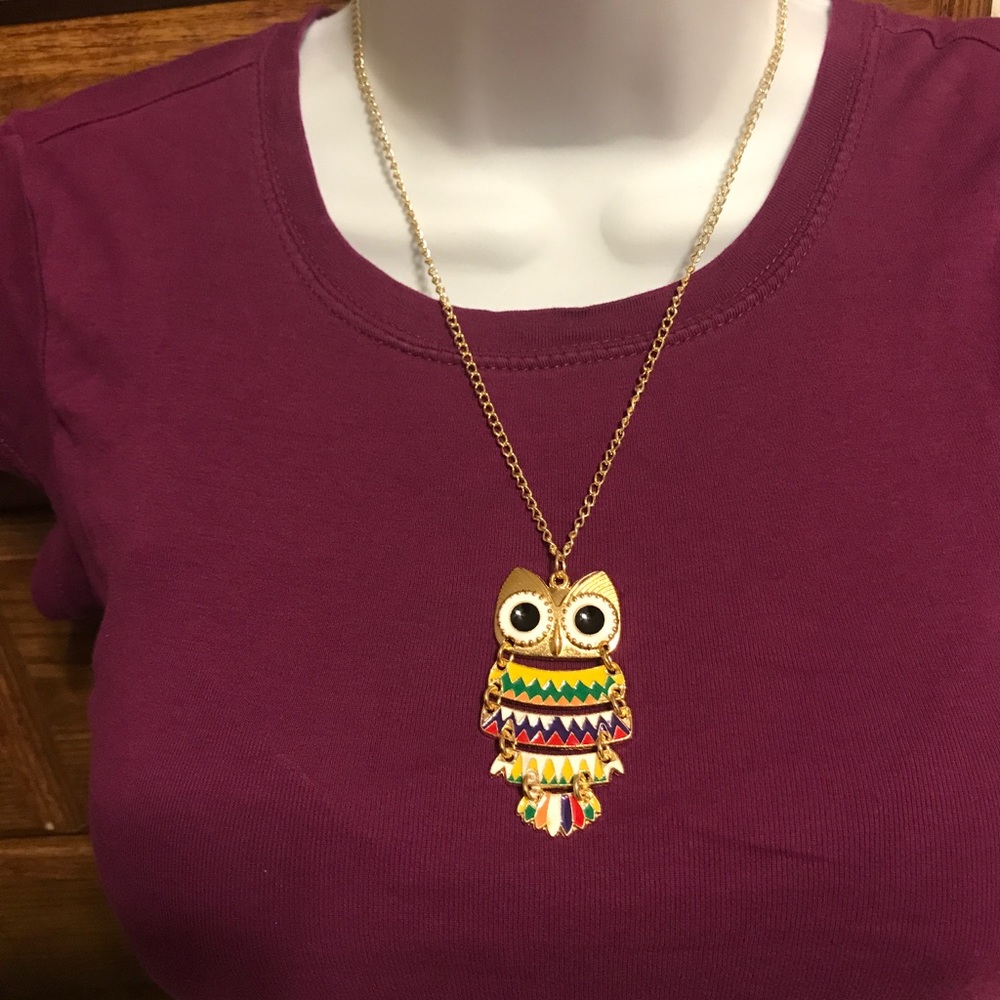 Brand new Owl necklace.