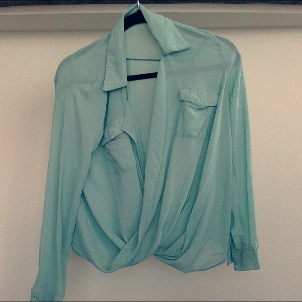 Blue Tobi Top