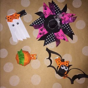 Girls hair accessories "Halloween bundle"