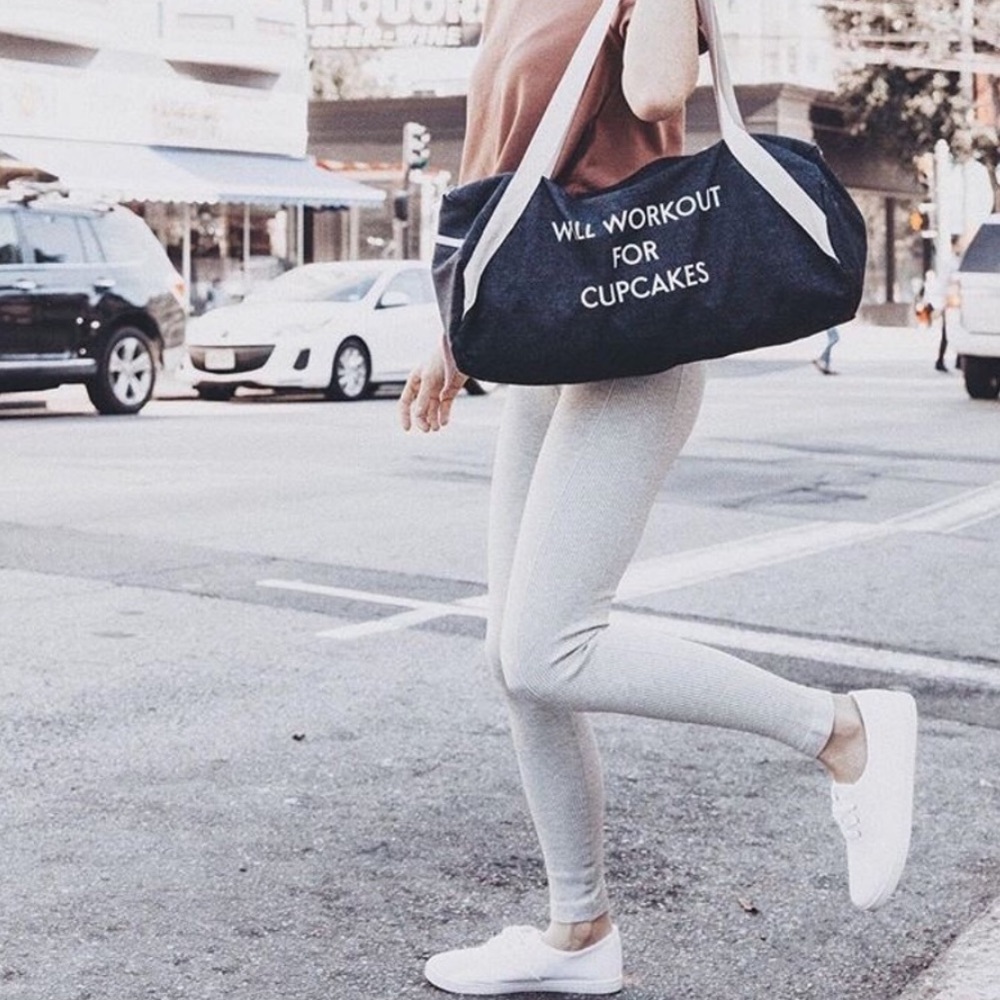Will Workout For Cupcakes Gym Bag