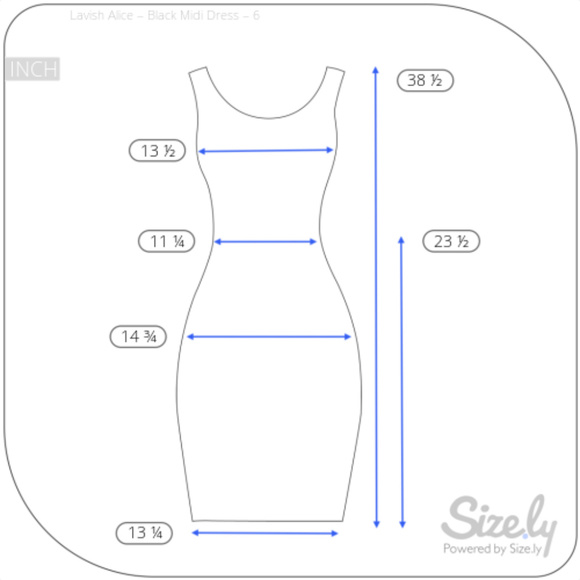 Lavish Alice Black Bodycon Mini Midi Dress - Picture 6 of 8