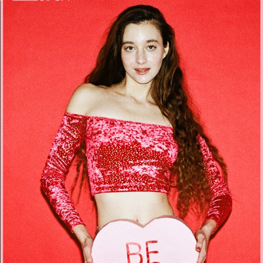 American apparel cali sun & fun crop top