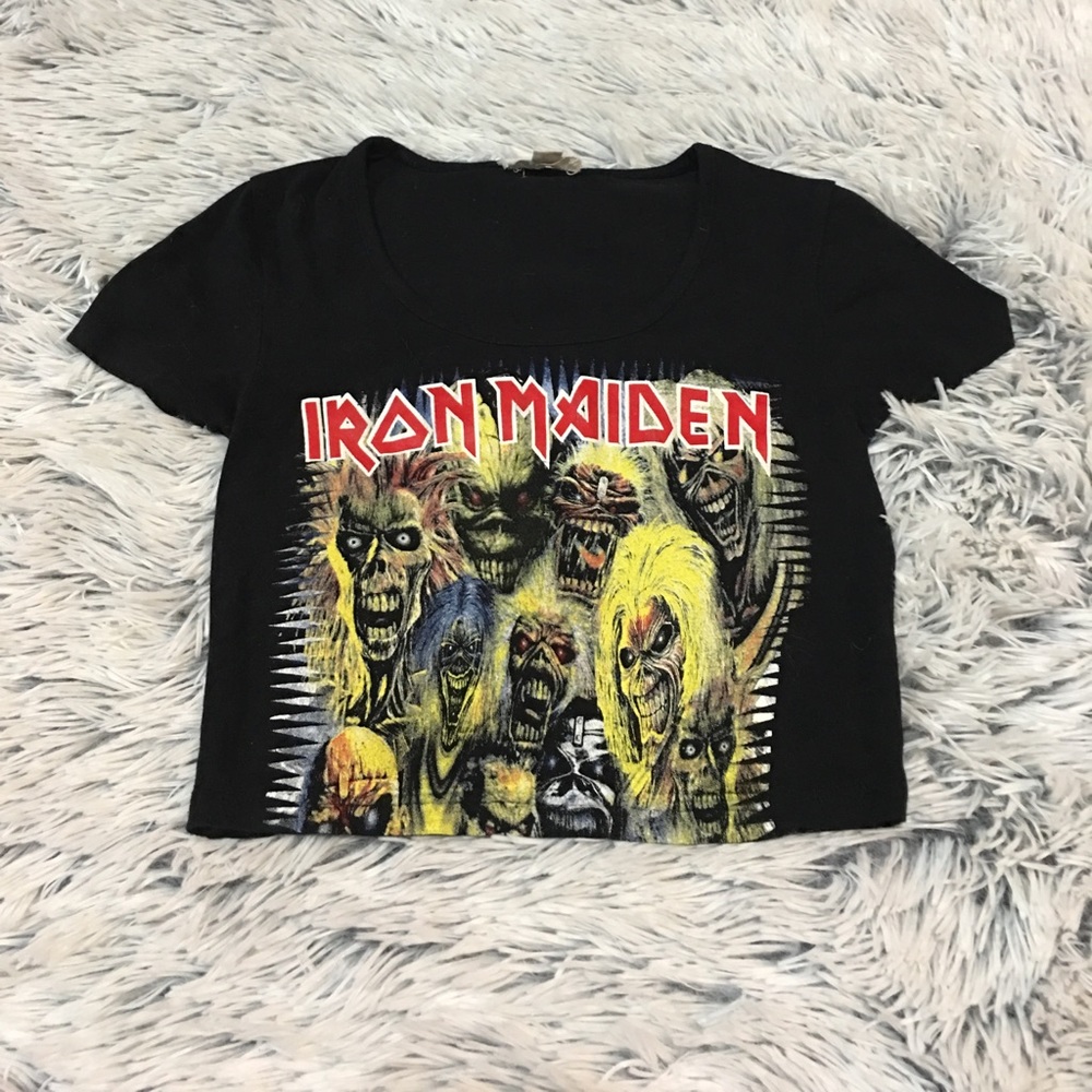 Iron Maiden crop top