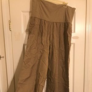 JUST LIVING PANTS SIZE XL TAN COLOR