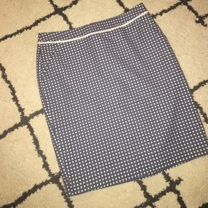NWOT polka dot pencil skirt