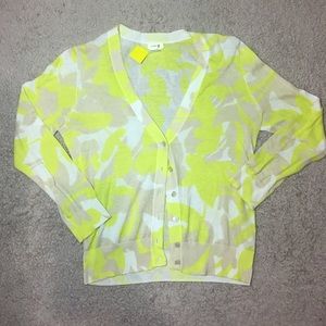 J.crew button up sweater. small.