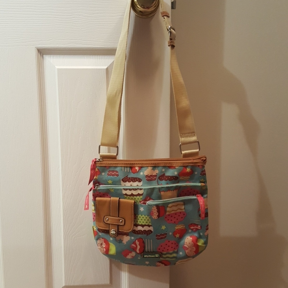 Multi- Colored Lily Bloom Cupcake Bag