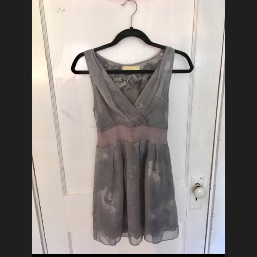 Pins and needles grey dress