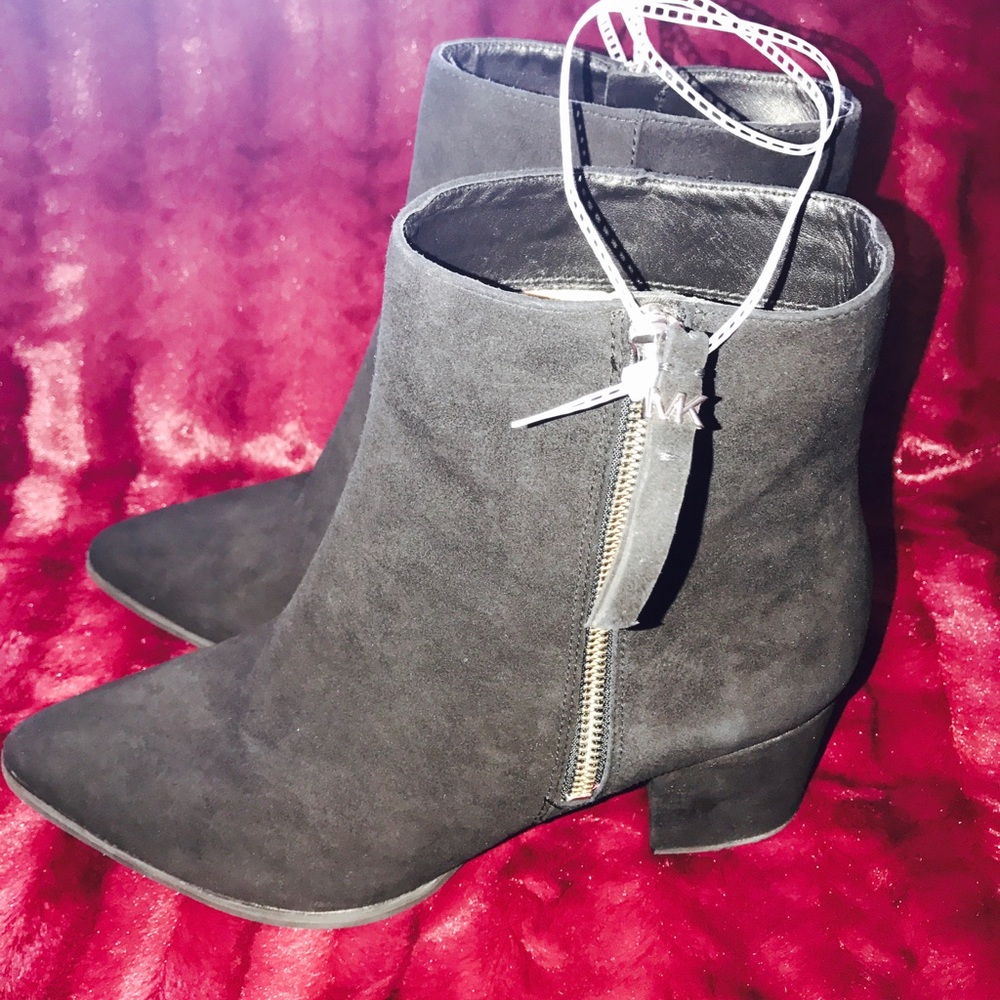 New Elegant Michael Kors Suede Booties;)