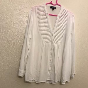 White Long sleeve Top