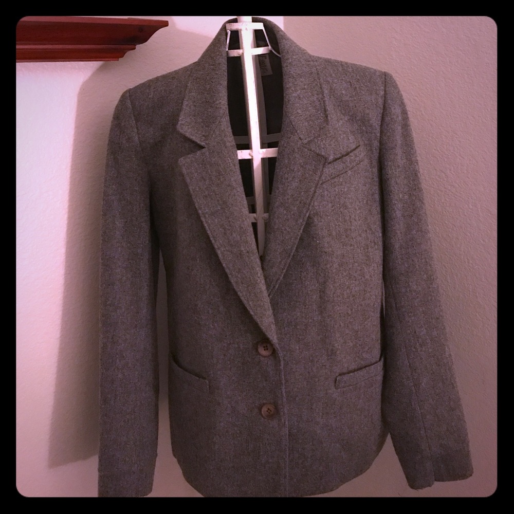 Beautiful Grey Merino Wool Blazer