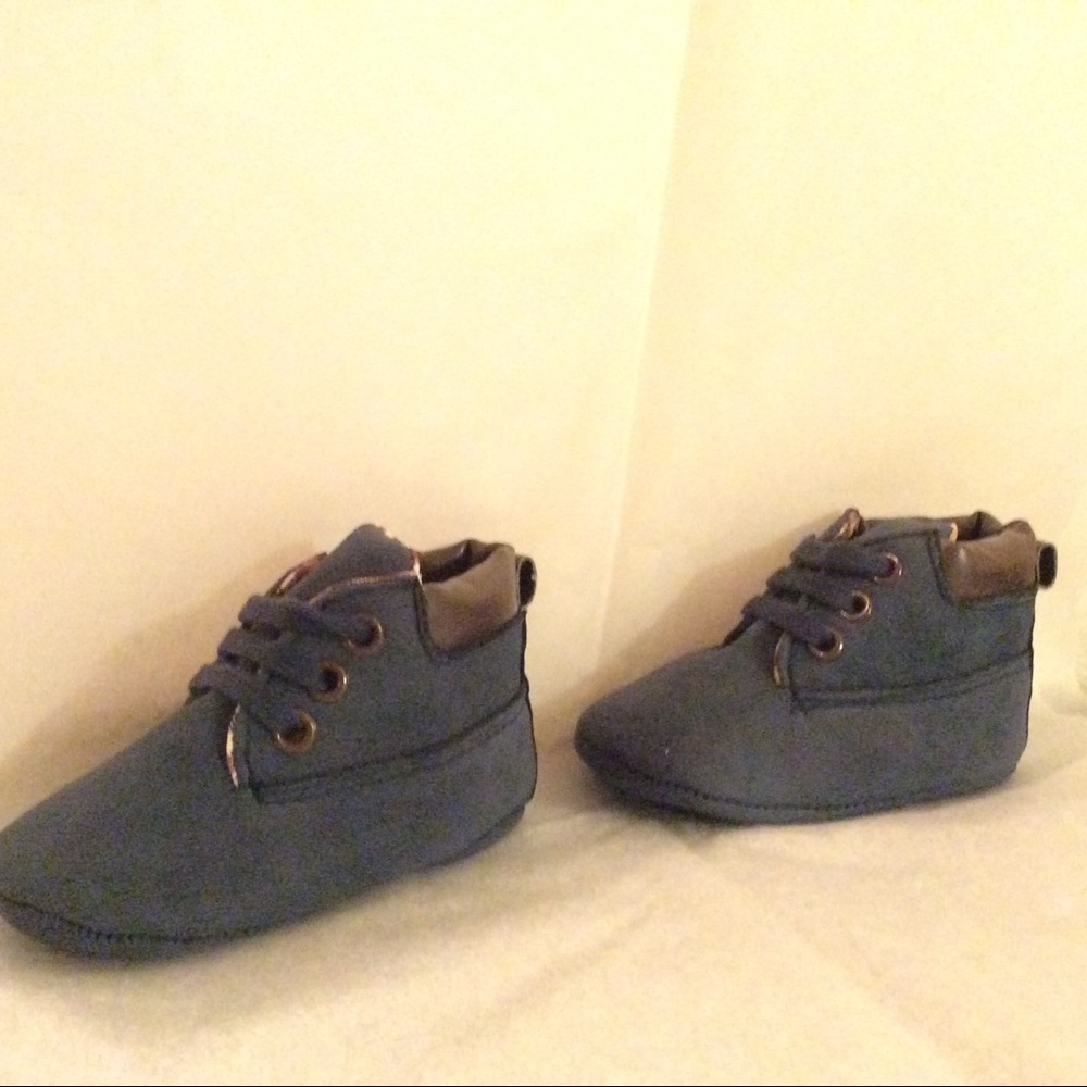 🔥Navy blue baby booties👶🏻