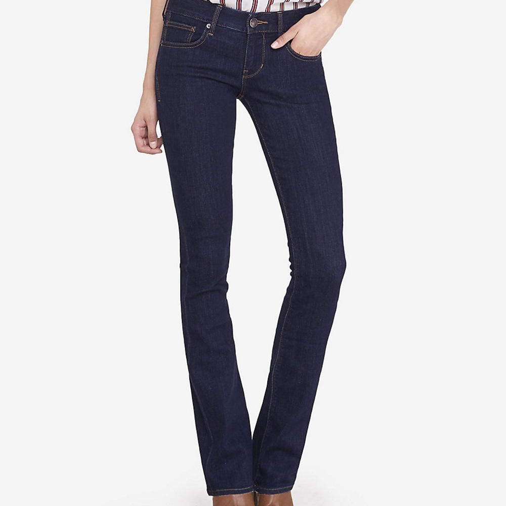 Express Zelda Slim Fit Barely Boot Jeans