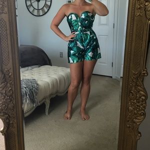 Palm Tree Romper