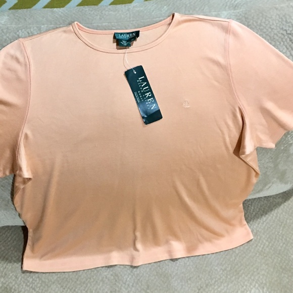 Ralph Lauren New Peach Top SZ 2X - Picture 1 of 3