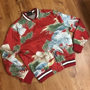Gucci Eagle print bomber
