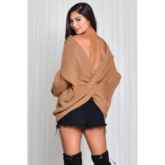 🎉CLEARANCE🎉 Toffee Pumpkin Spice Twist Sweater - Picture 2 of 3