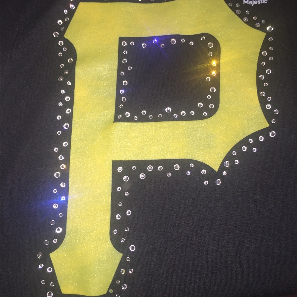 Pittsburgh Pirates tank top Swarovski crystal