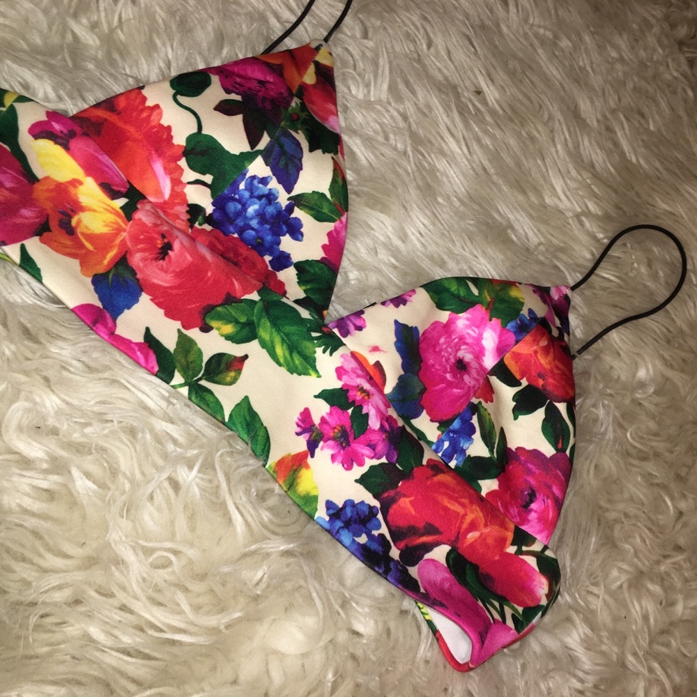 Flower bralette
