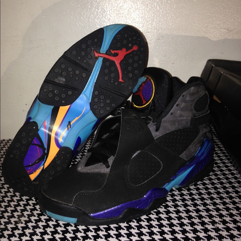 Authentic Jordan Aqua 8's 2015