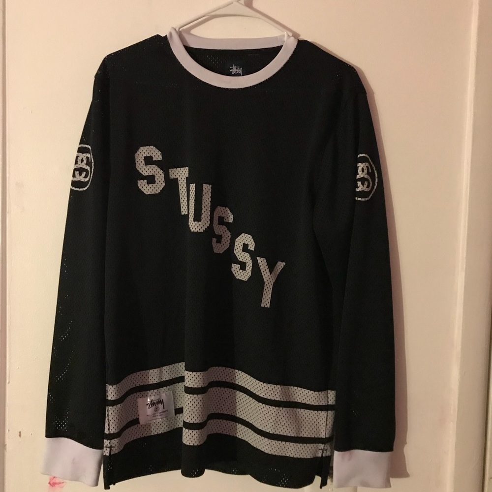 STUSSY Long Sleeve Mesh hockey Jersey Solddd!!!!