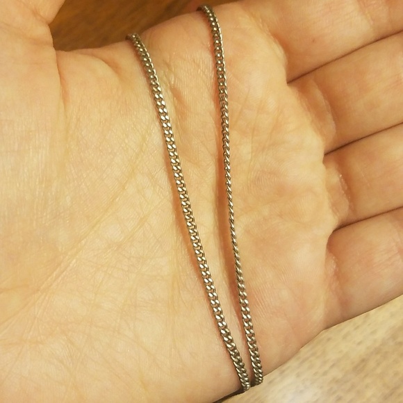 Vintage Jewelry - Vintage 925 Sterling Silver 22" Necklace Chain