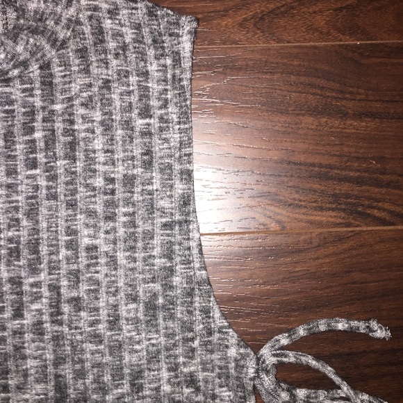 Mock Neck Ribbed Top - Picture 6 of 6