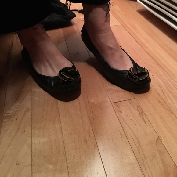Kelsi Dagger Shoes - Kelsi dagger leather black flats