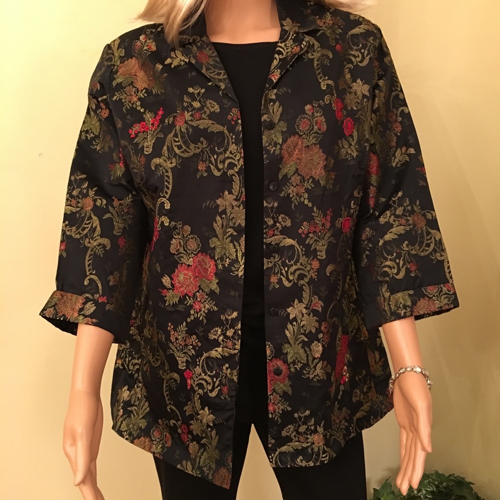 Chic embroidered jacket by Chico's.