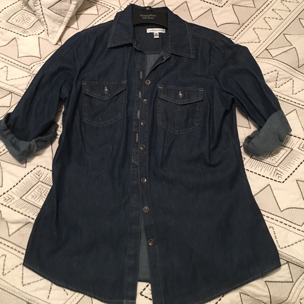 denim button up