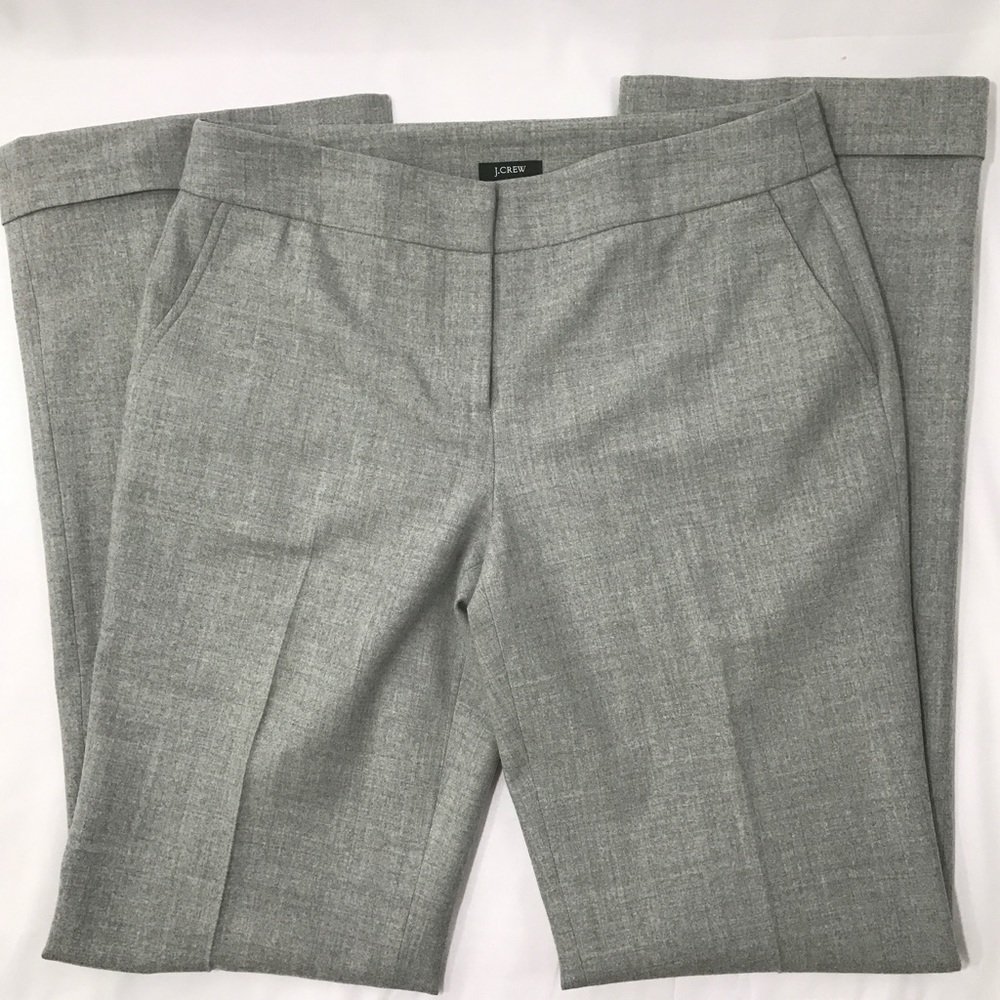 J. Crew Wool Favorite Fit Trousers with Pockets