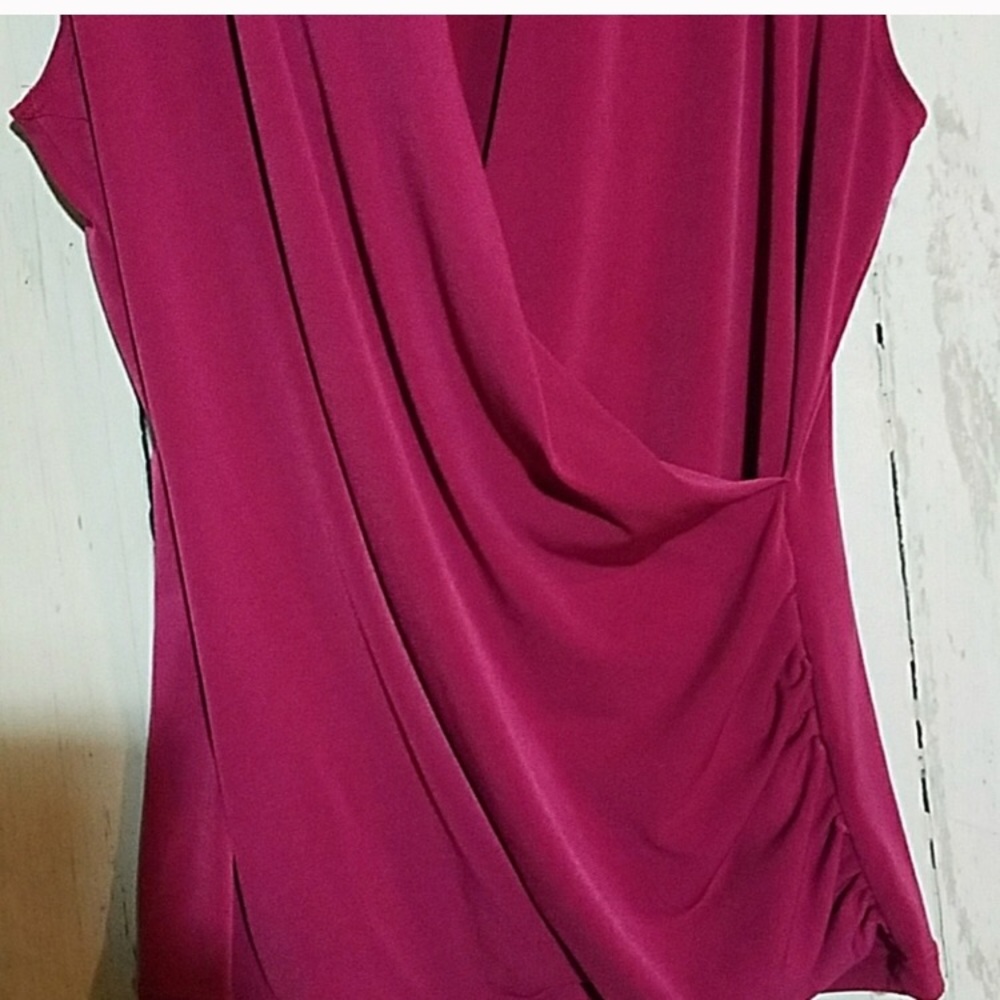 Soft business draped blouse