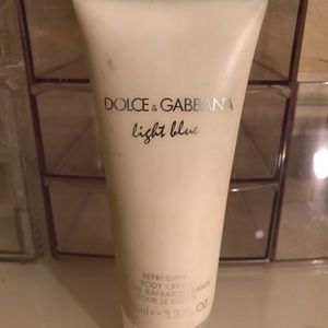 D&G Light Blue Fragrance Lotion. only used once!!!