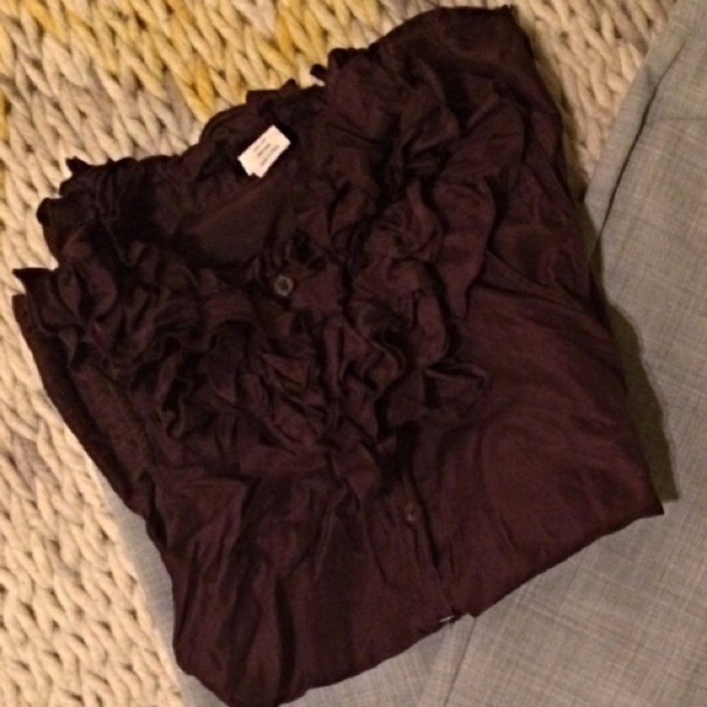 Silk J.Crew Sleeveless Blouse