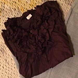 Silk J.Crew Sleeveless Blouse