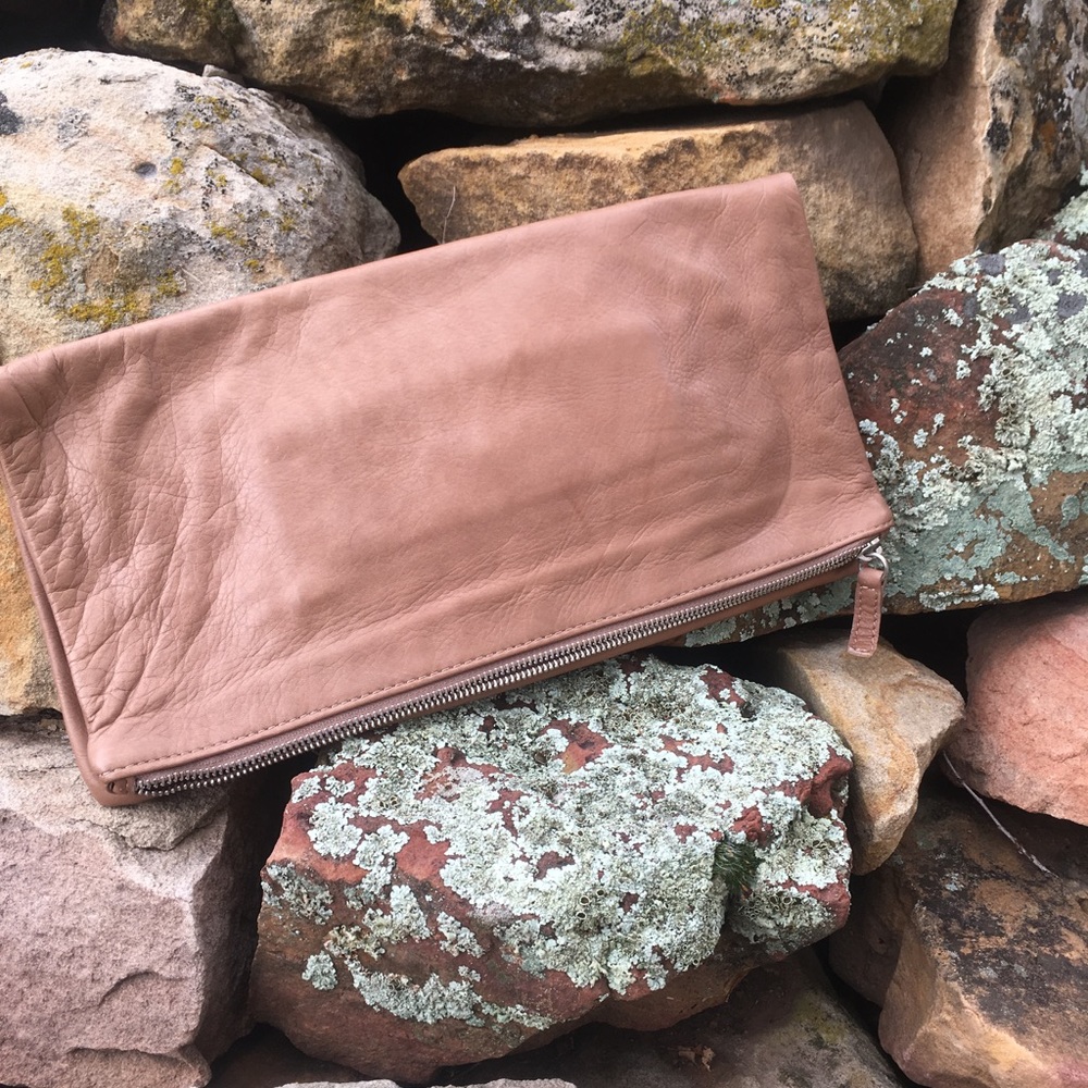 Sundance Catalog Italian Leather Clutch