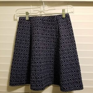 Zara Trafaluc blue skirt size medium