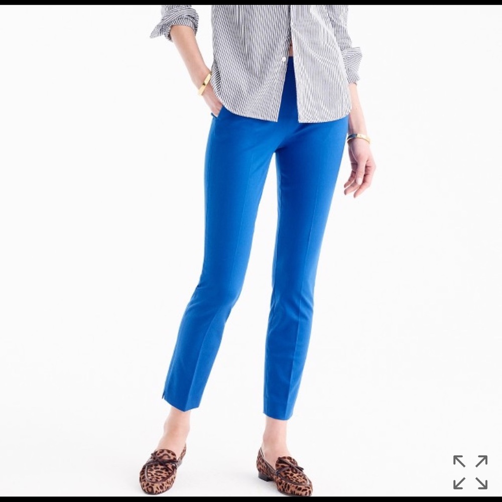 •WHITE• J.Crew Martie Slim Crop Pants NWT