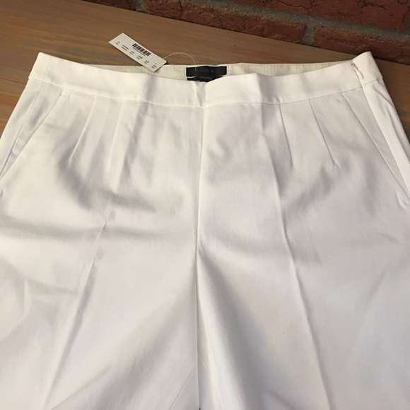 •WHITE• J.Crew Martie Slim Crop Pants NWT - Picture 4 of 8