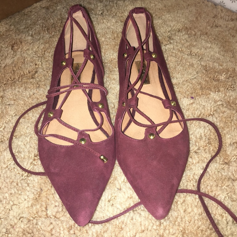 3 for $18 Nordstrom - halogen wrap around flats