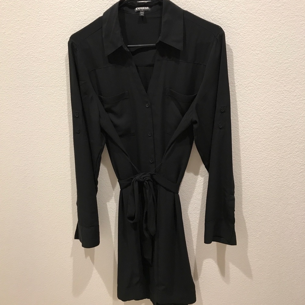 EXPRESS portofino button down dress - L