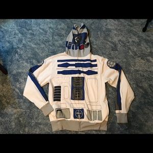 Star Wars R2D2 Zippered Hoodie Halloween costume