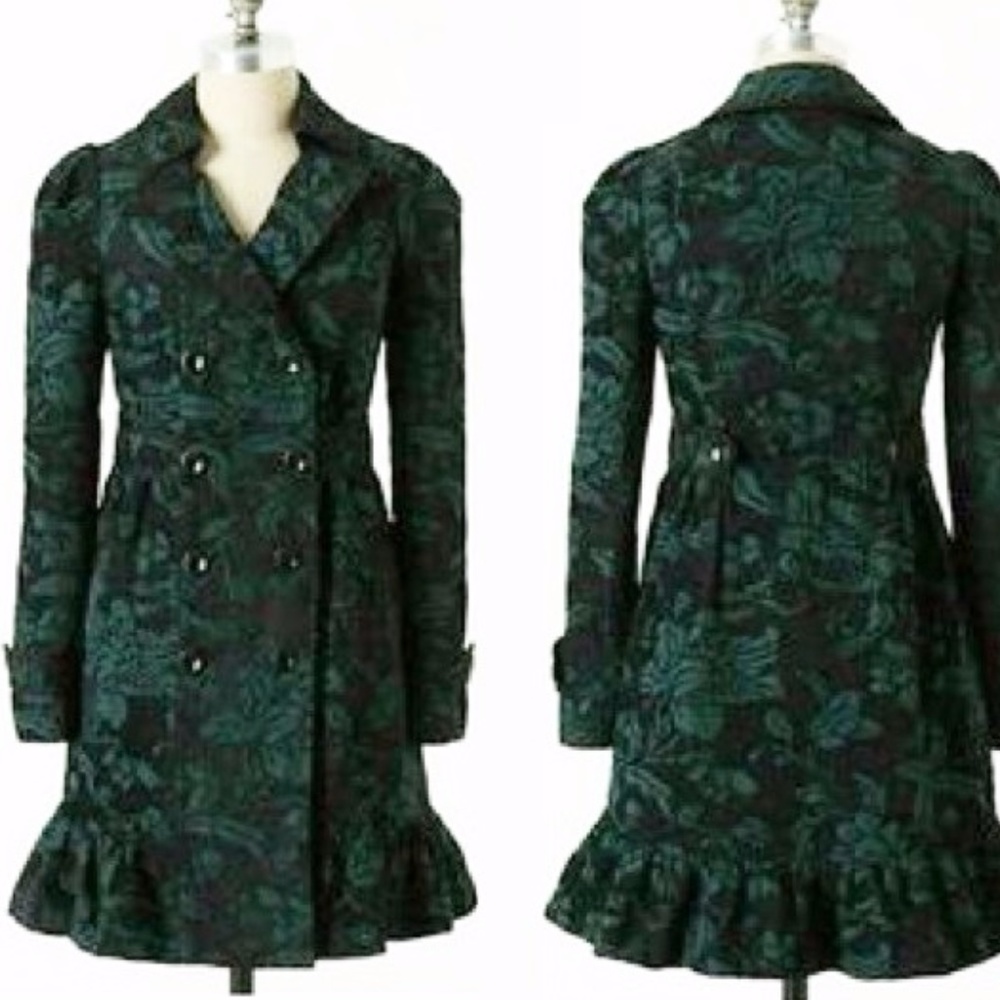 Elevenses Emerald Isle Brocade Coat