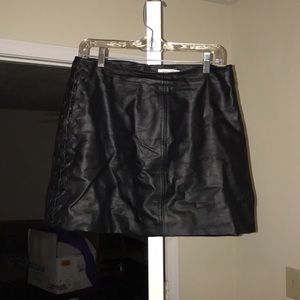 Leather skirt