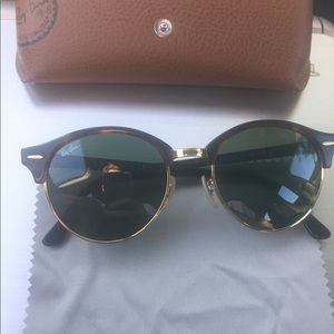 Ray Ban Club Rounds Tort