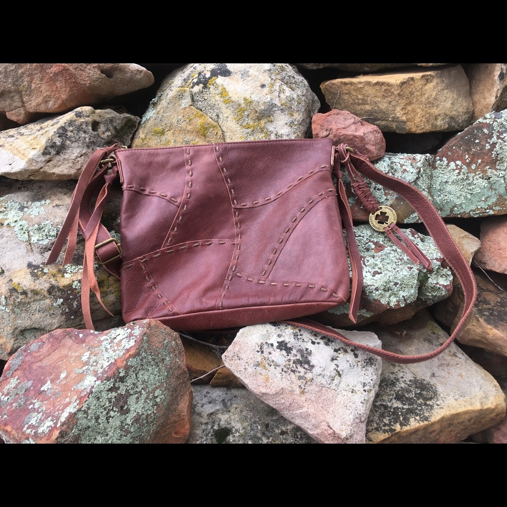 Lucky Brand Cross-body Stitched Bag