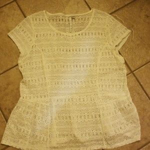 Lauren Conard White Blouse