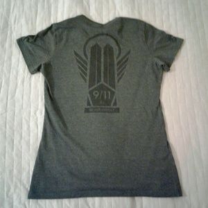 9/11 Never forget T Shirt. Size L. Brand 5.11