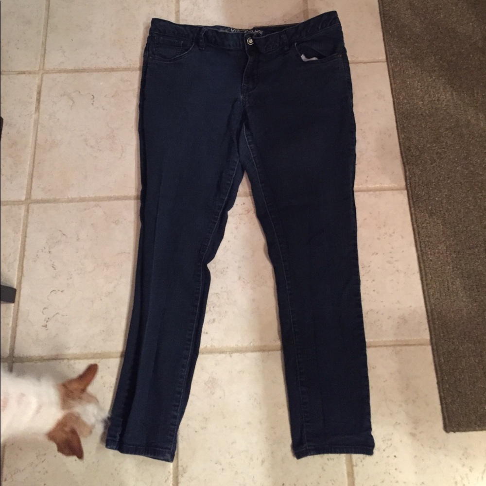 Old Navy Blue Rockstar Jeans Size 18